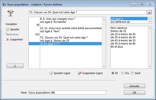 Booléens sur sous-Population